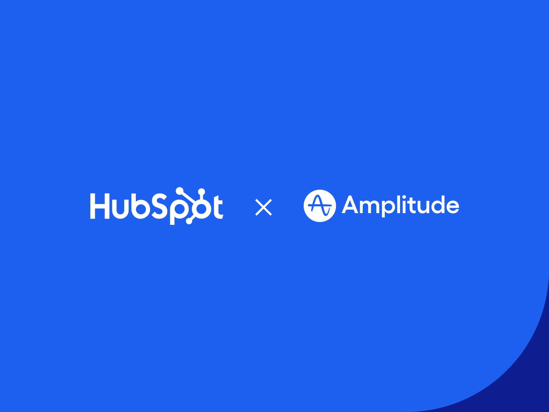 HubSpot and Amplitude logos