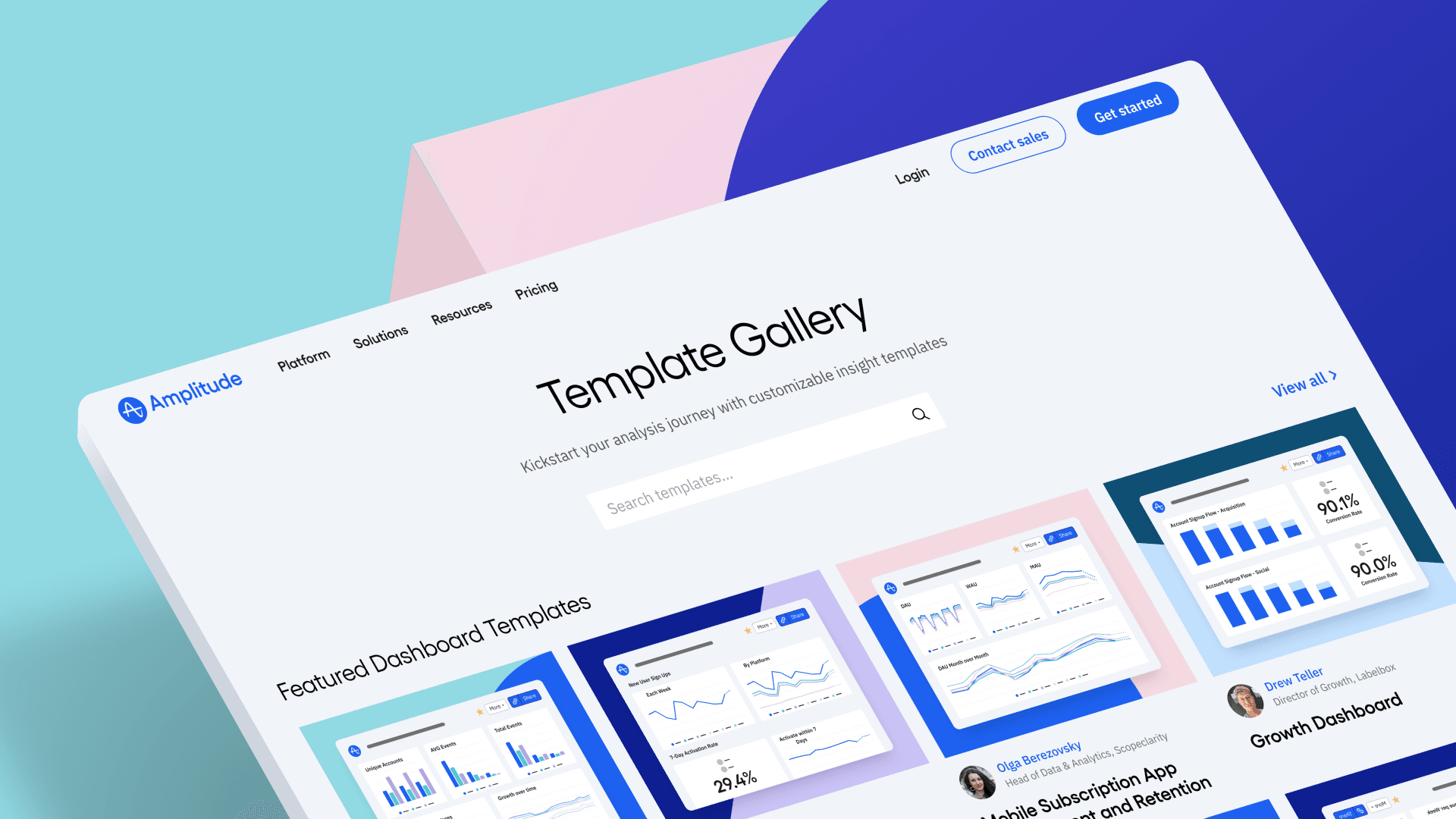 Amplitude Template Gallery Featured Image