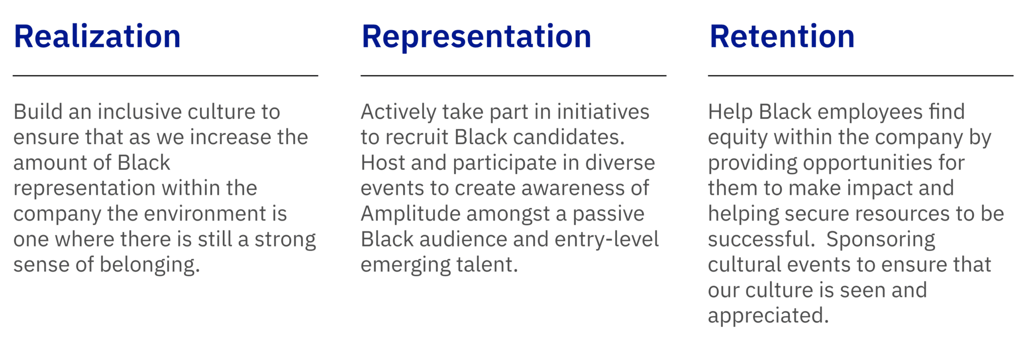 BLACC ERG's 3 pillars