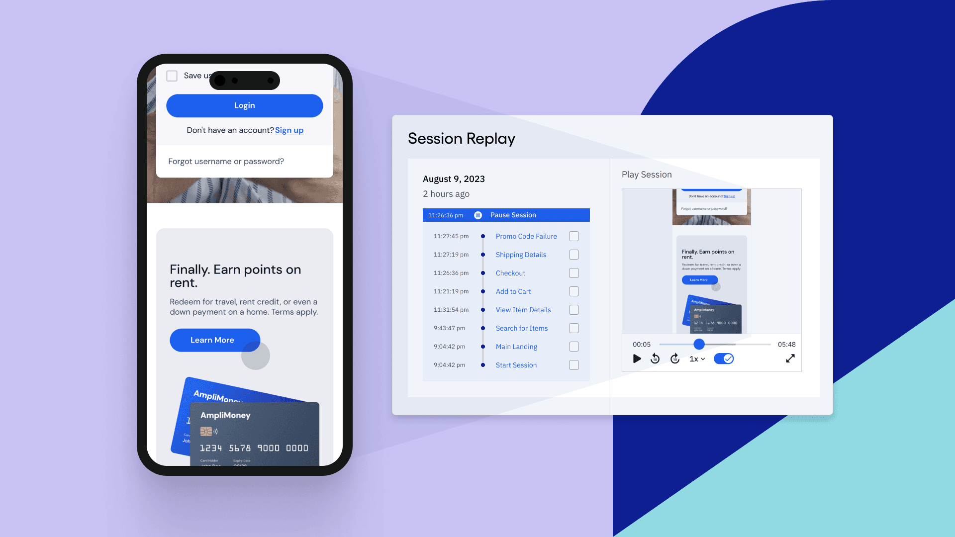 Session Replay for mobile applications