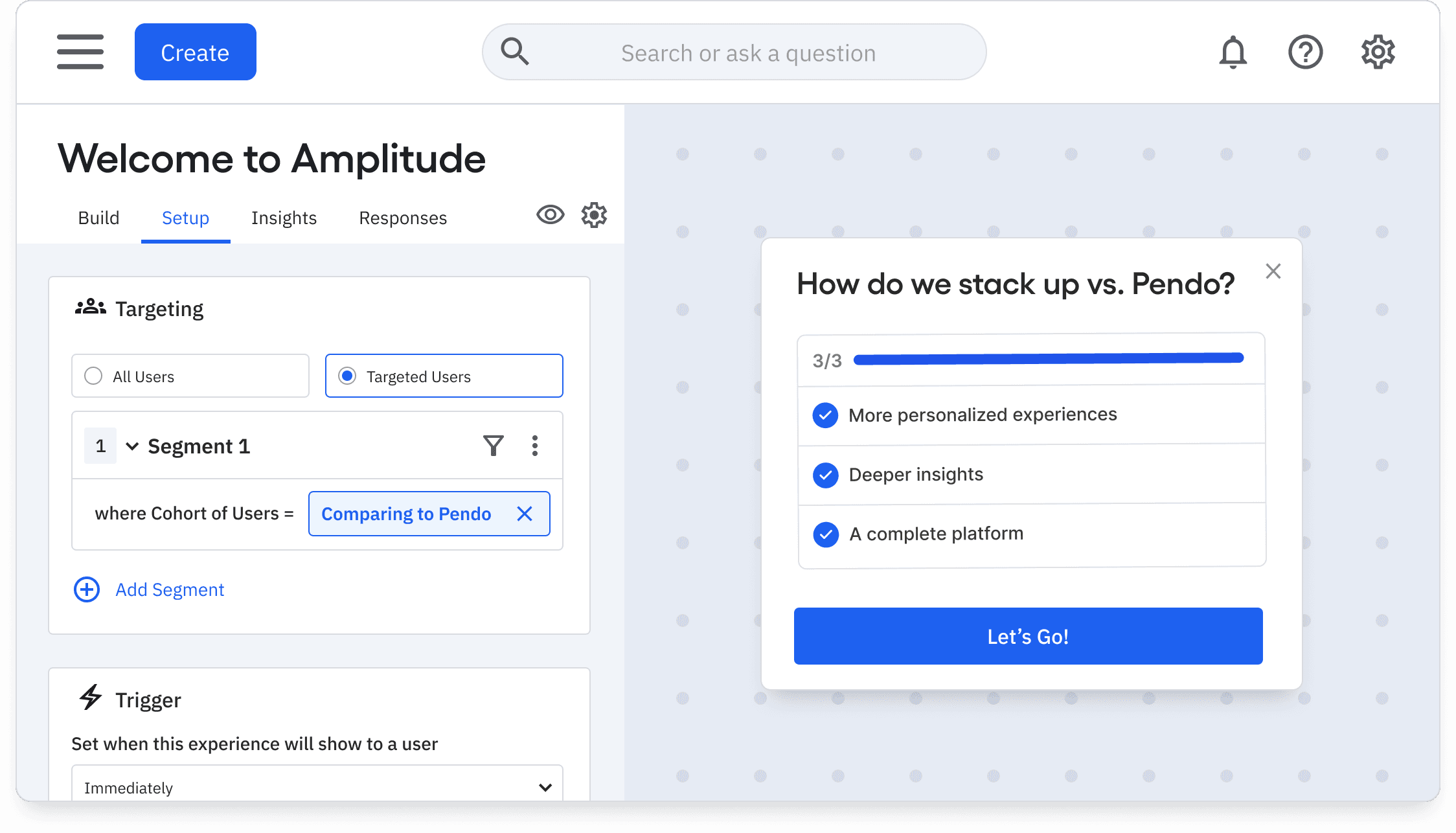 Amplitude vs. Pendo