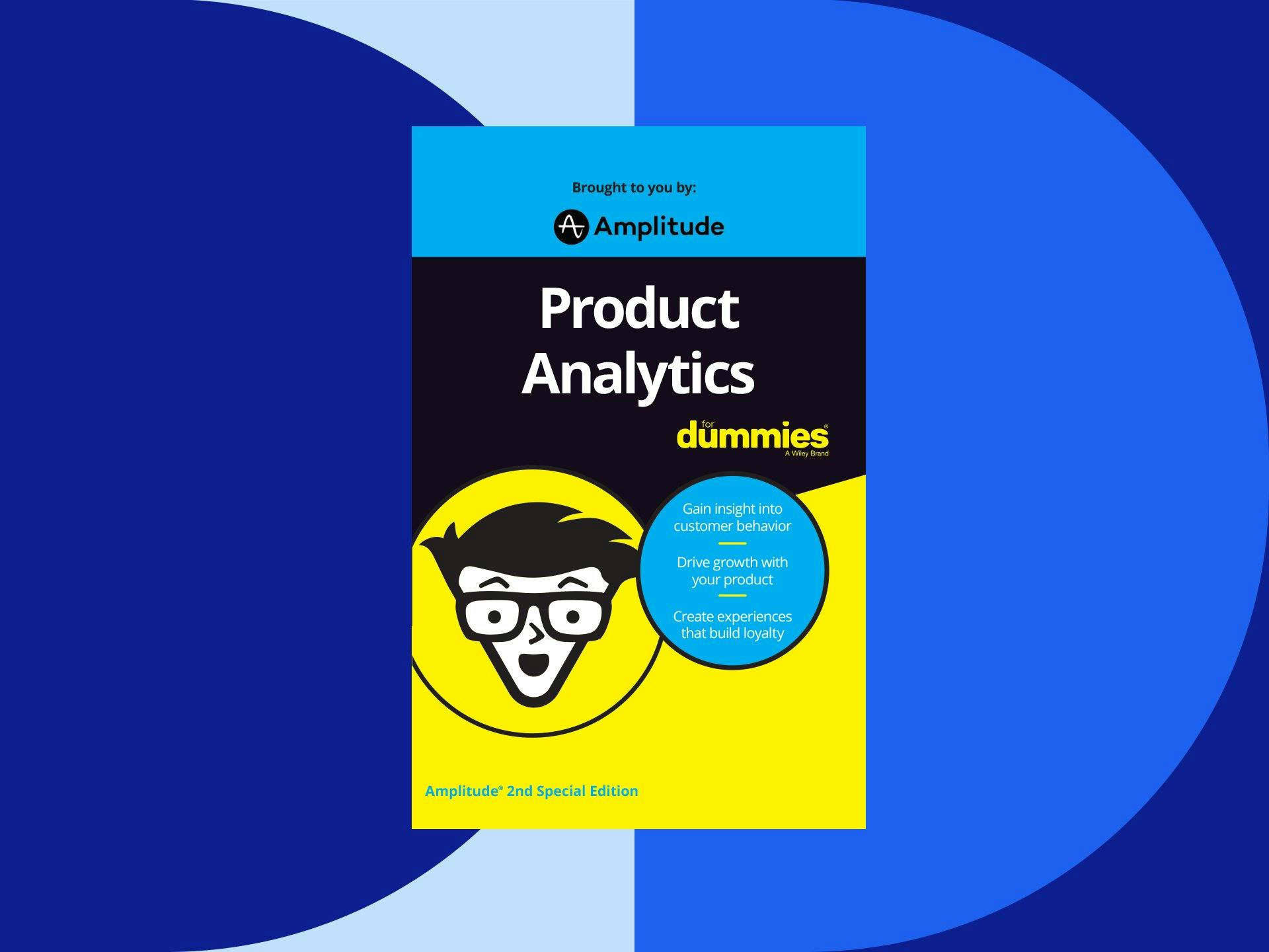 Cover of the Product Analytics for Dummies, Amplitude 2nd Special Edition