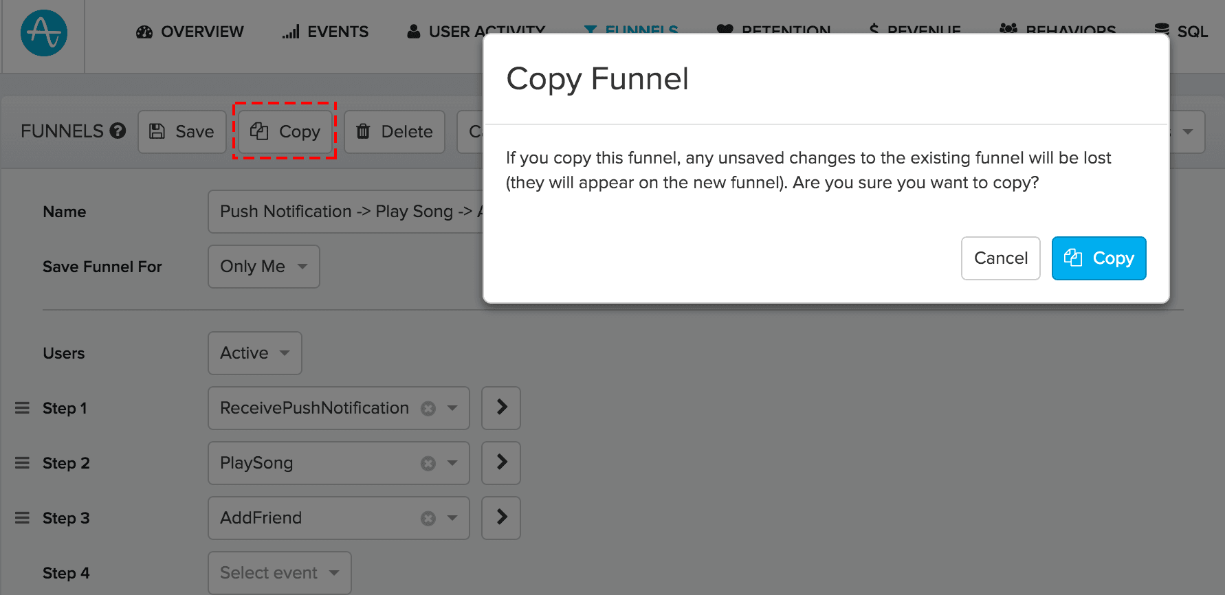 Duplicate Funnels