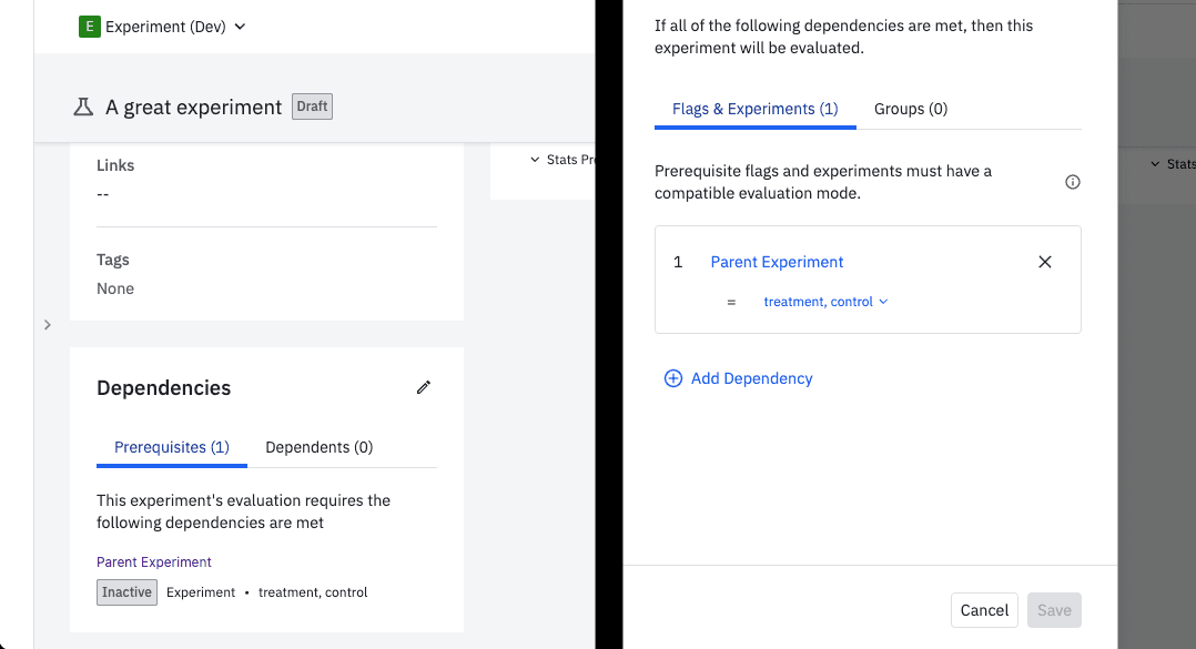 Feature Flag and Experiment Prerequisites