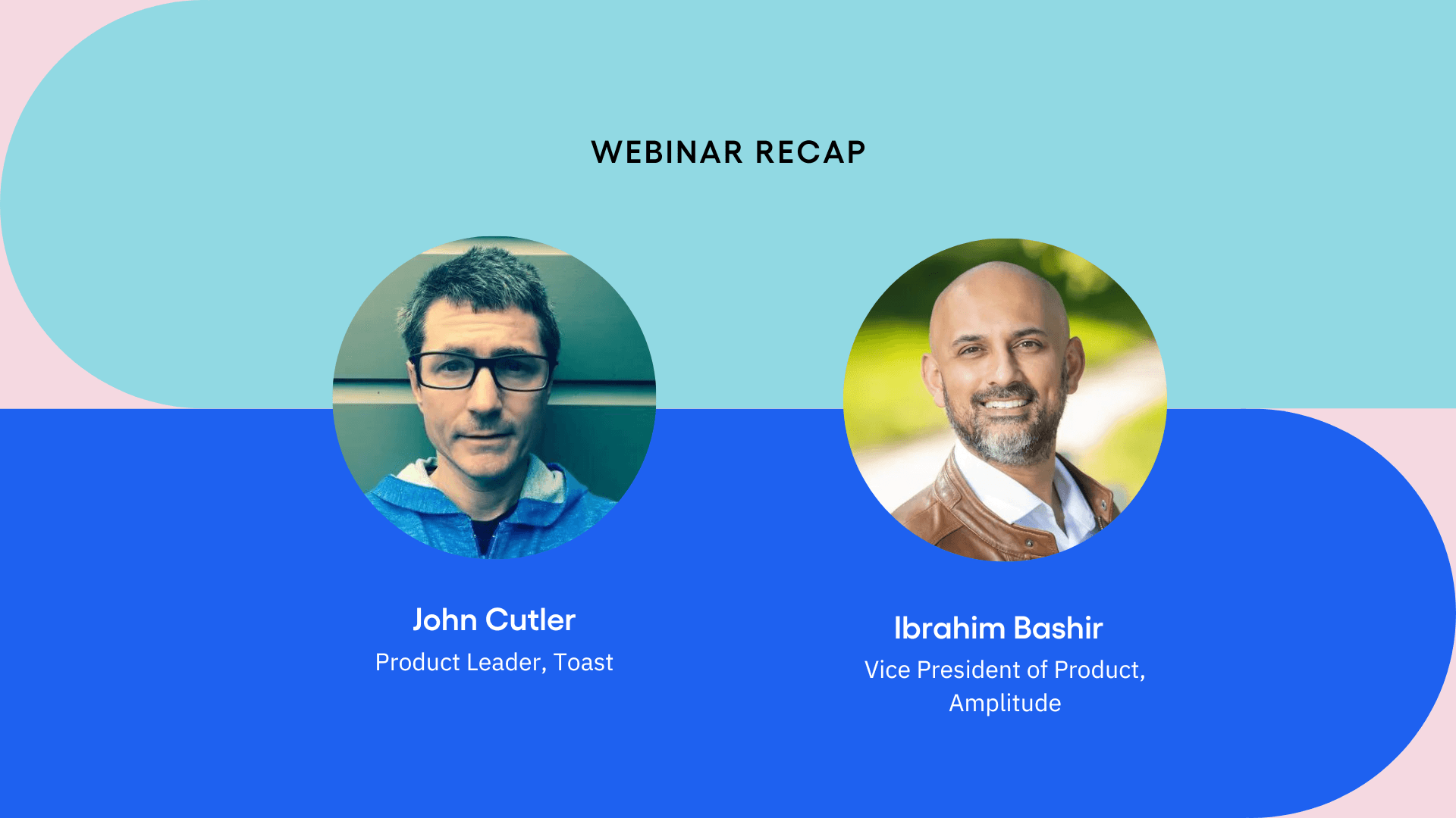 Image showing side-by-side photographs of John Cutler and Ibrahim Bashir