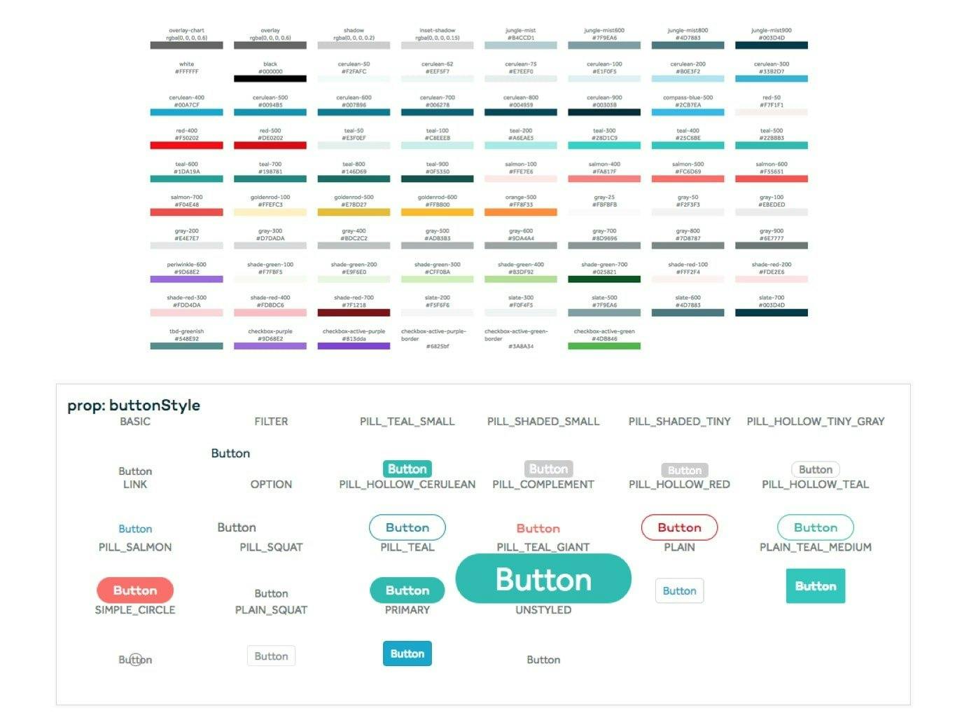 Brand colors and buttons for engineering and design-min