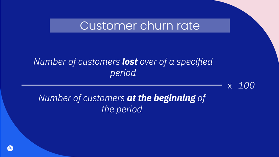 formula for customer churn