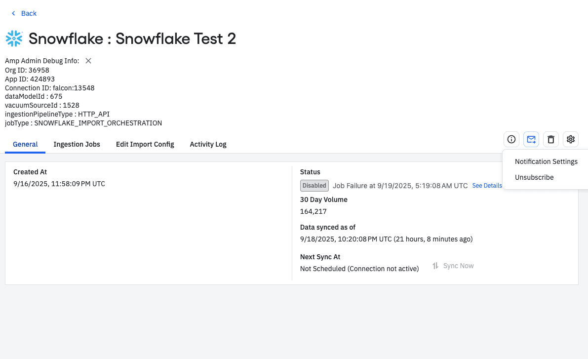 Improved Notifications for Data Warehouse Activity