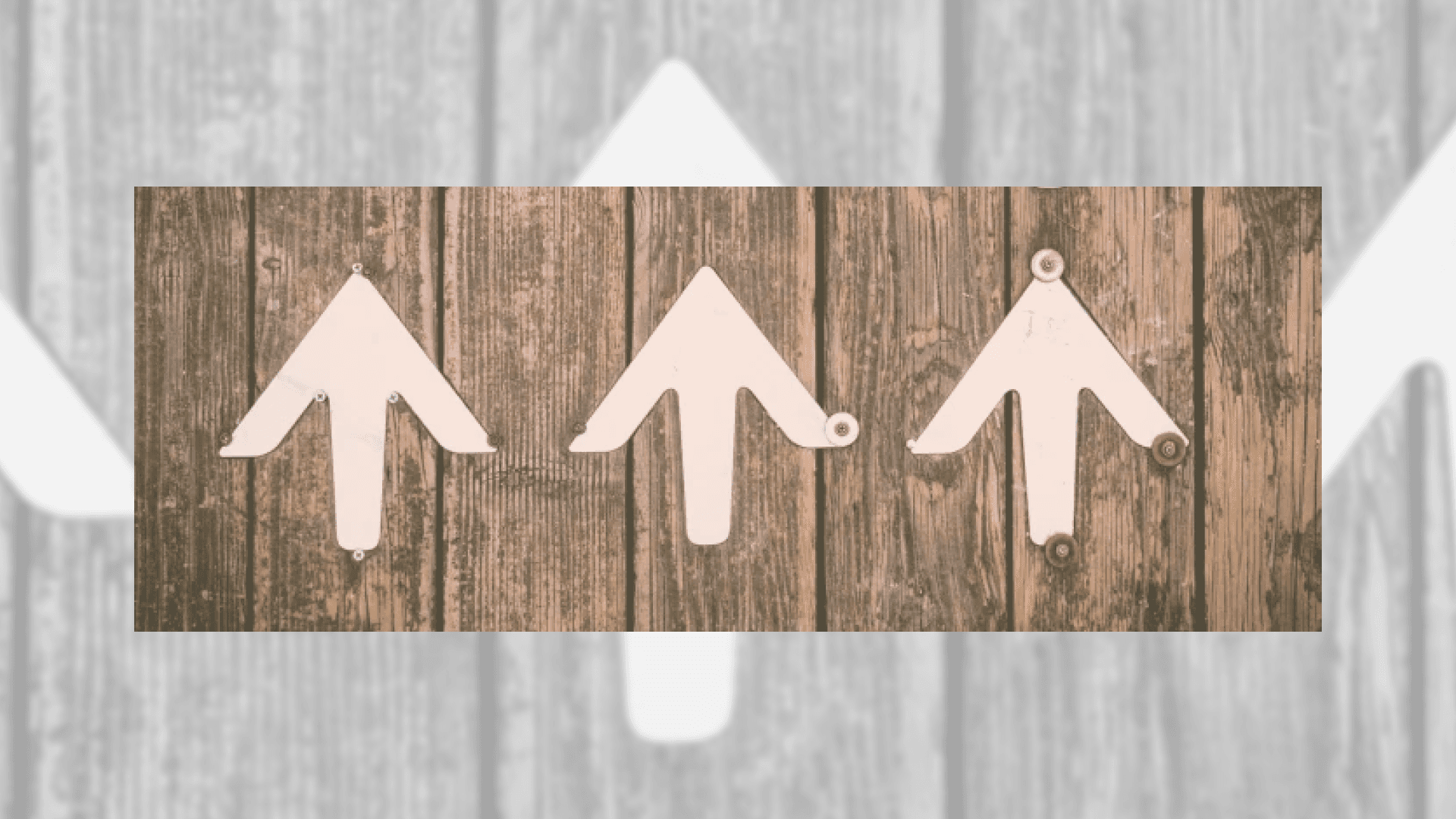 Arrows pointing up