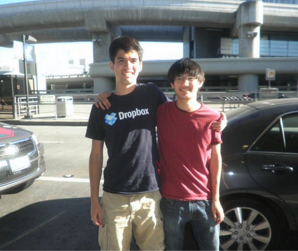 Our cofounders Spenser and Curtis in 2010. Adorbs.