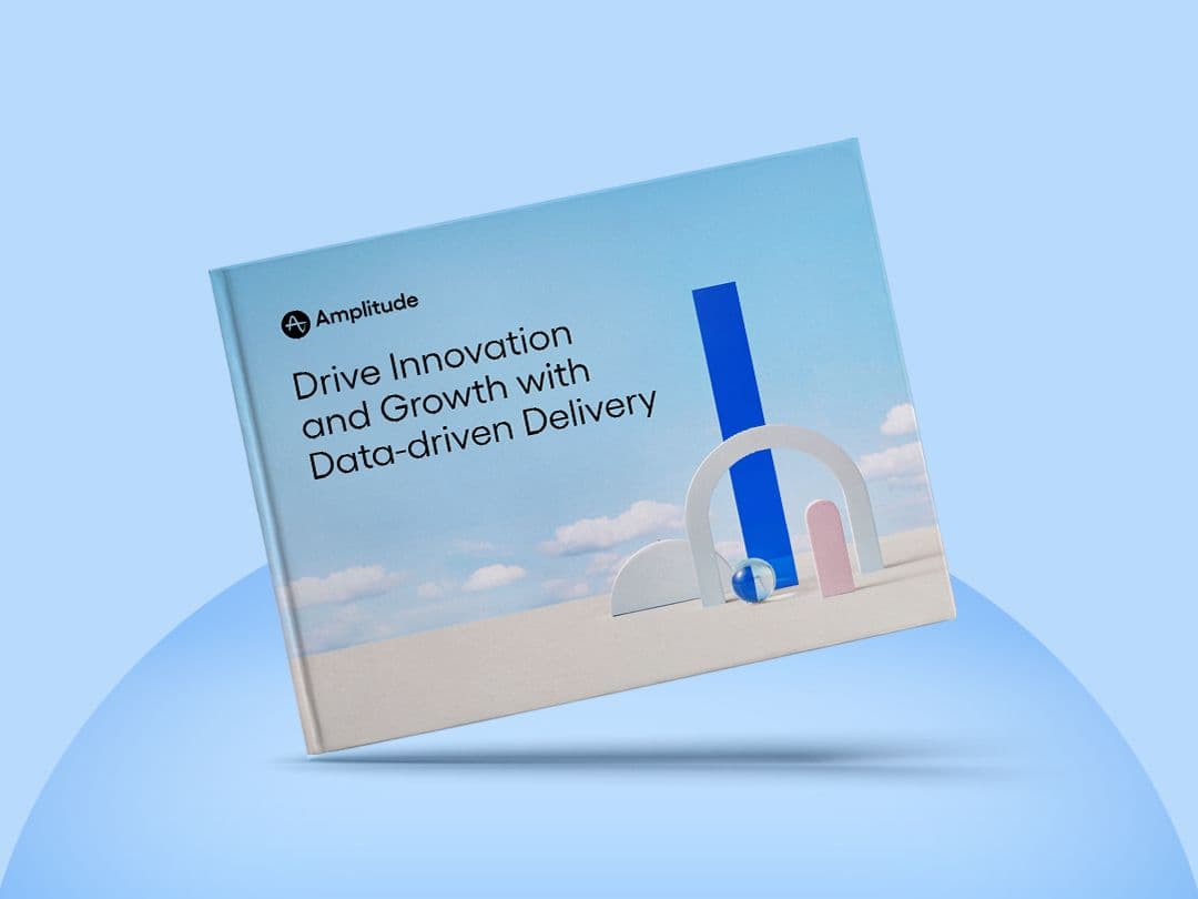 Data-driven development guide cover showing blueprint for success