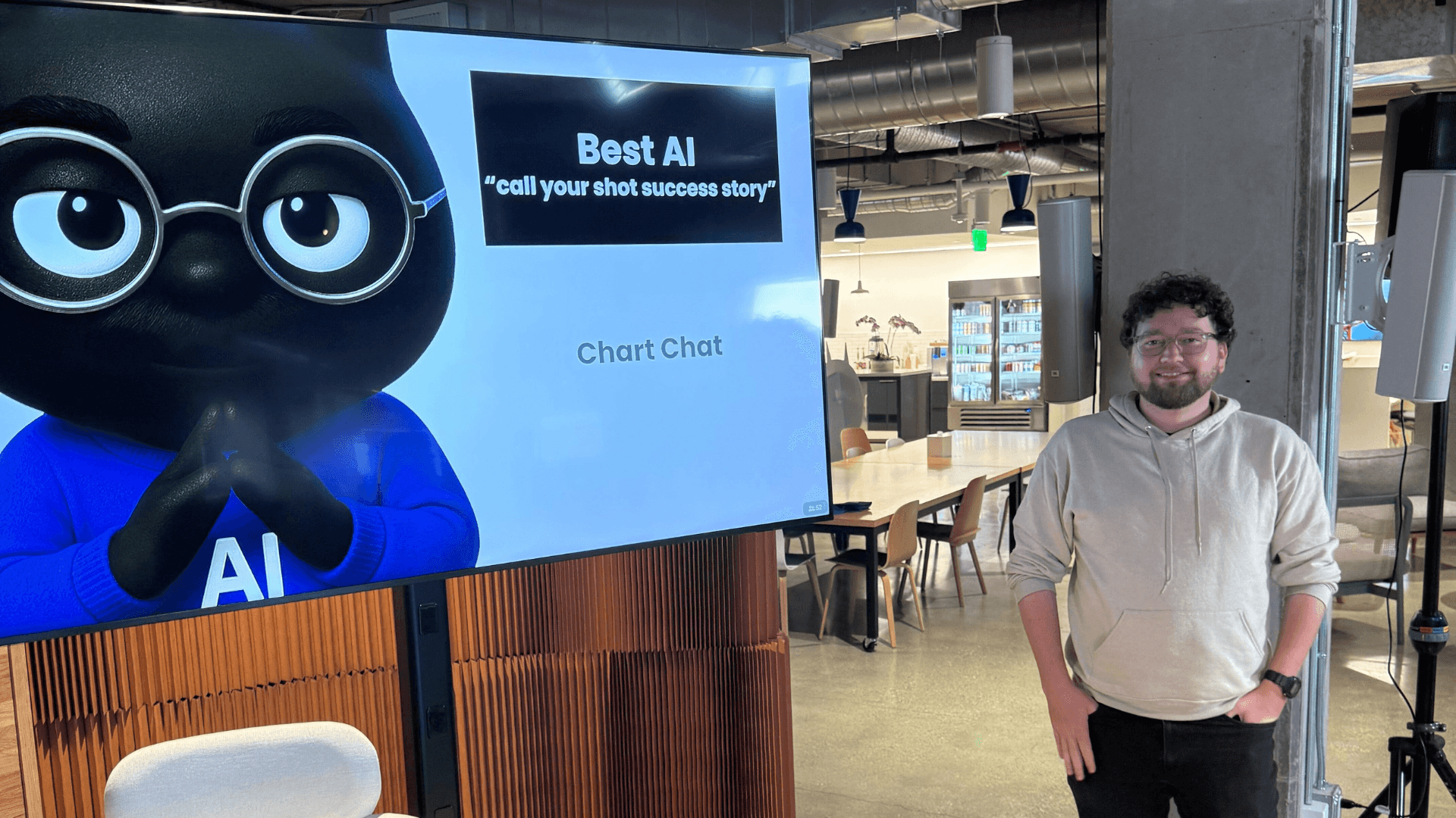 Ampliteer receives the Best AI call your shot success story award at the end of AI Week