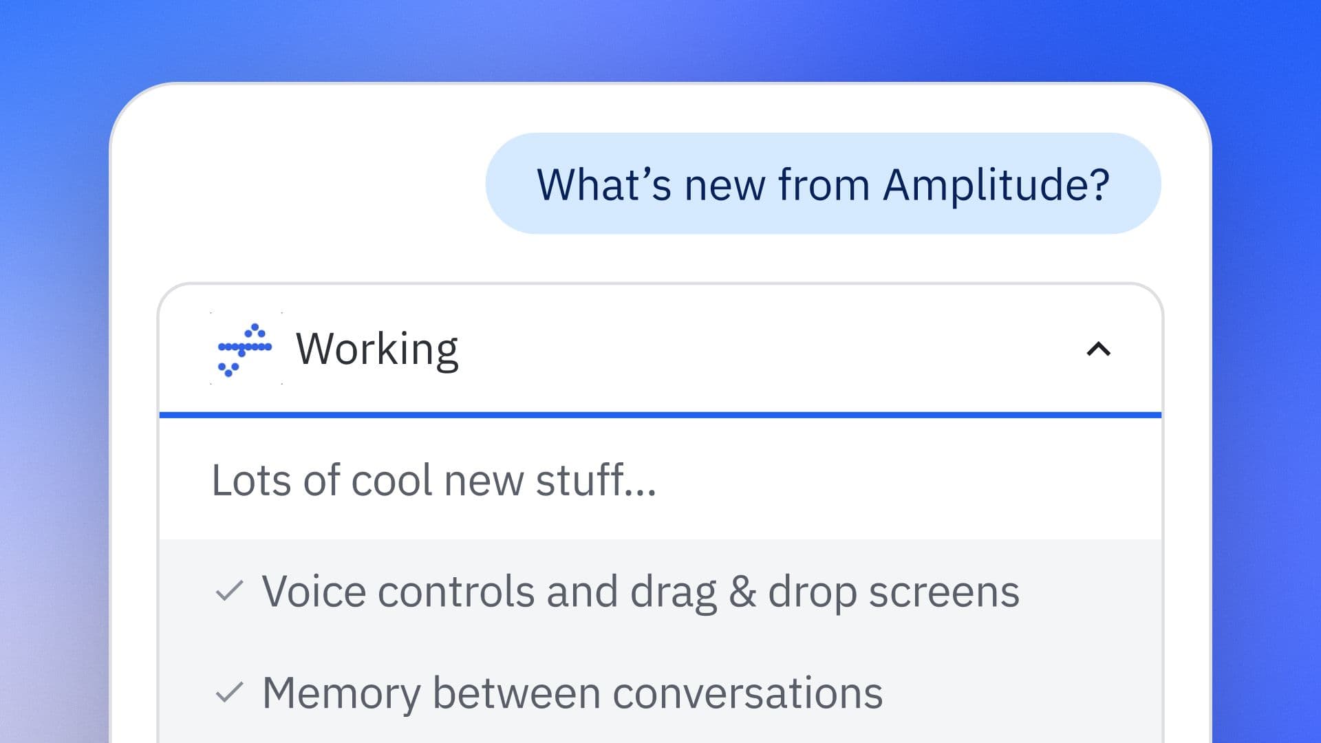 Amplitude Agent Updates