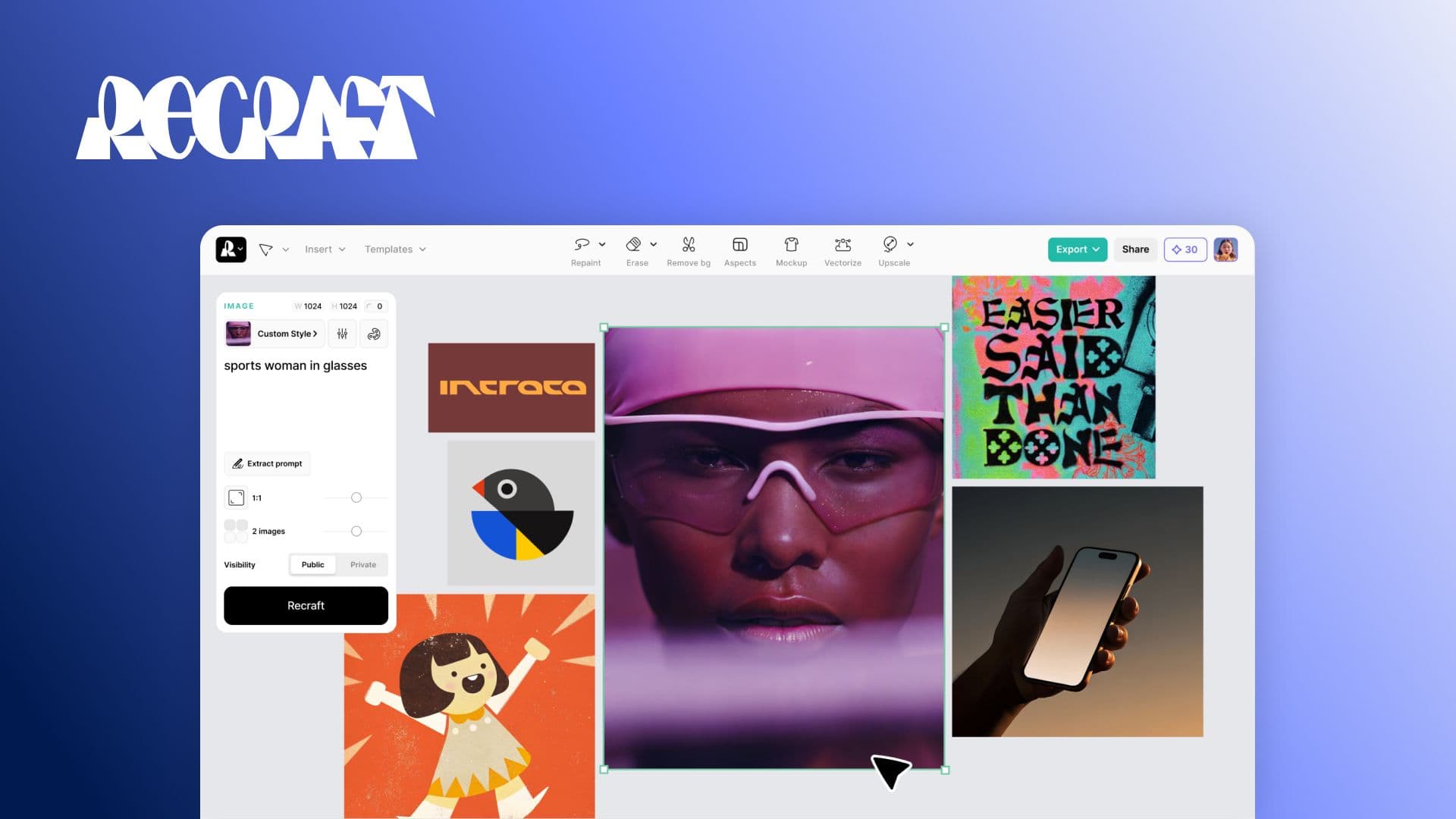 Recraft Platform Screenshot