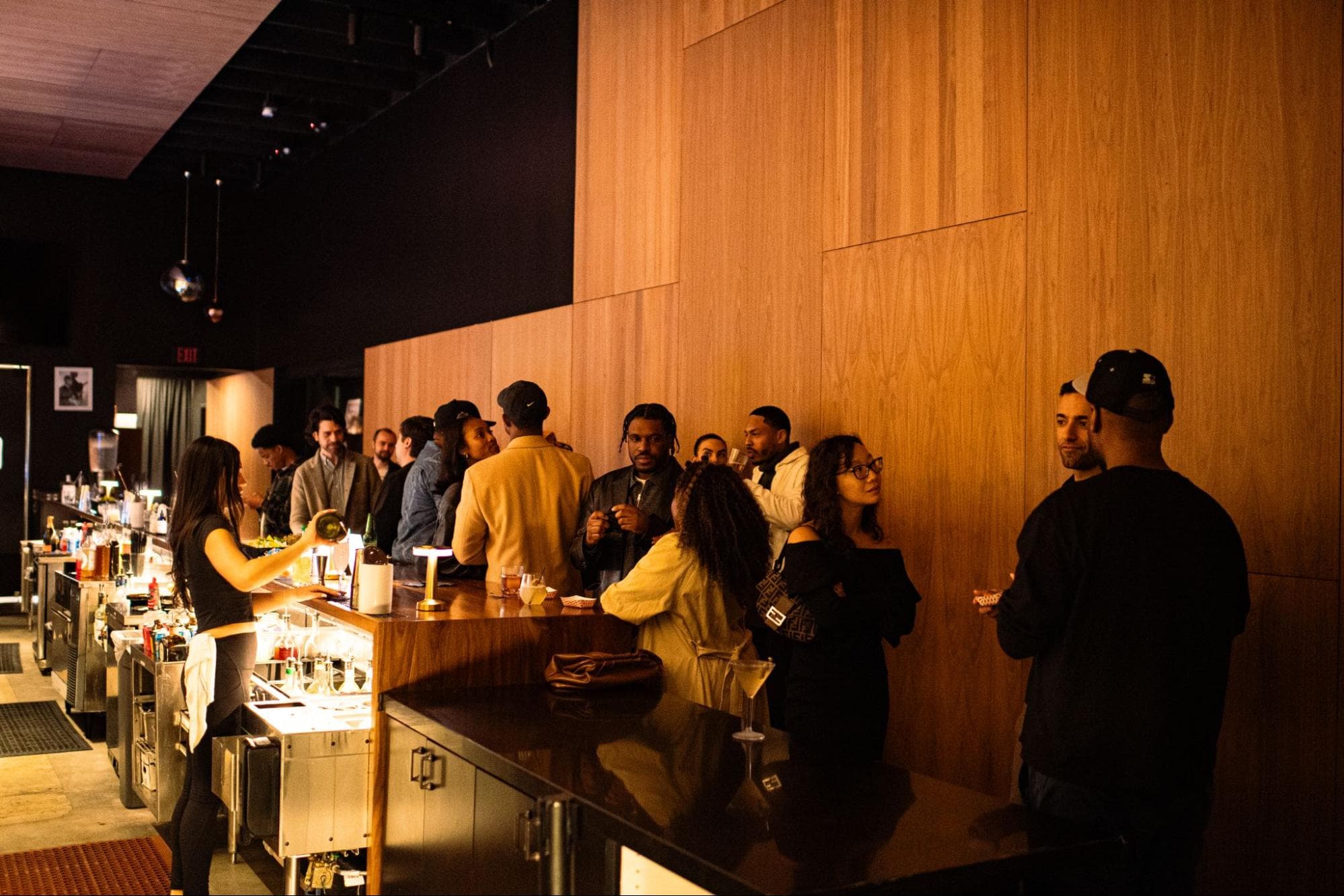 Members from the LA startup ecosystem celebrating with the All-Star Pitch finalists