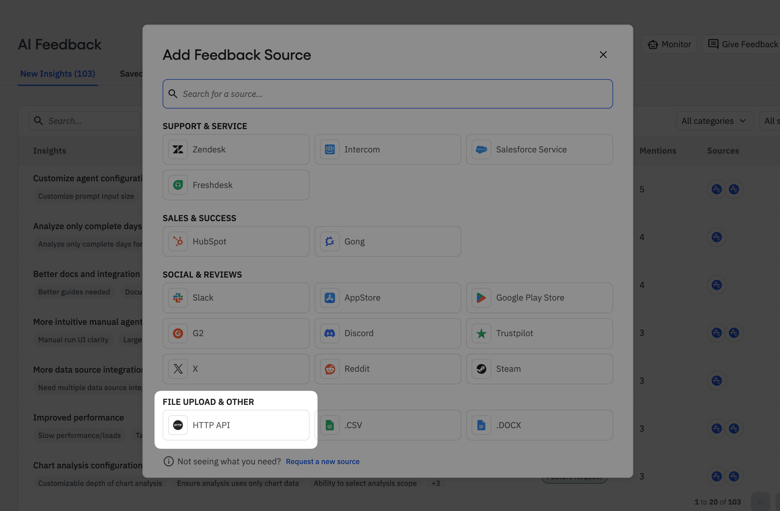 AI Feedback Ingestion API