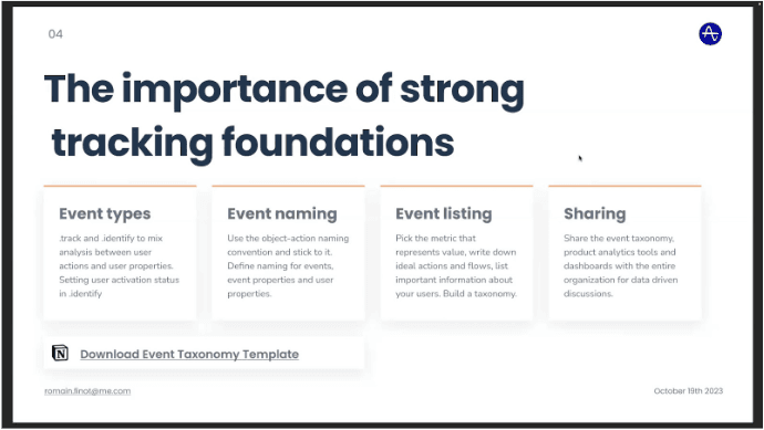 The building blocks of a strong tracking foundation