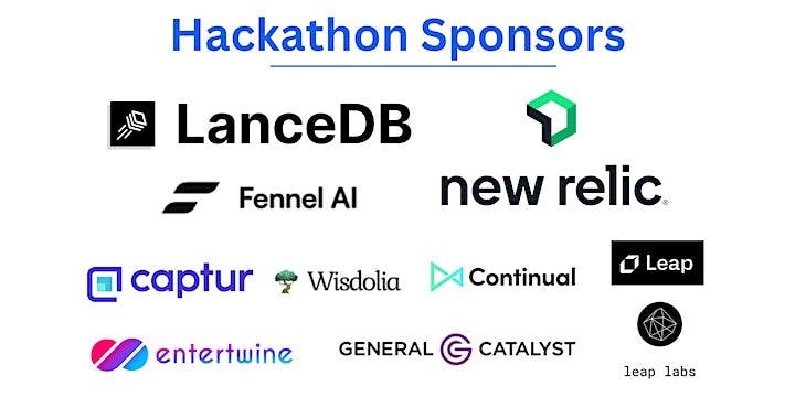 AI Hackathon Sponsors