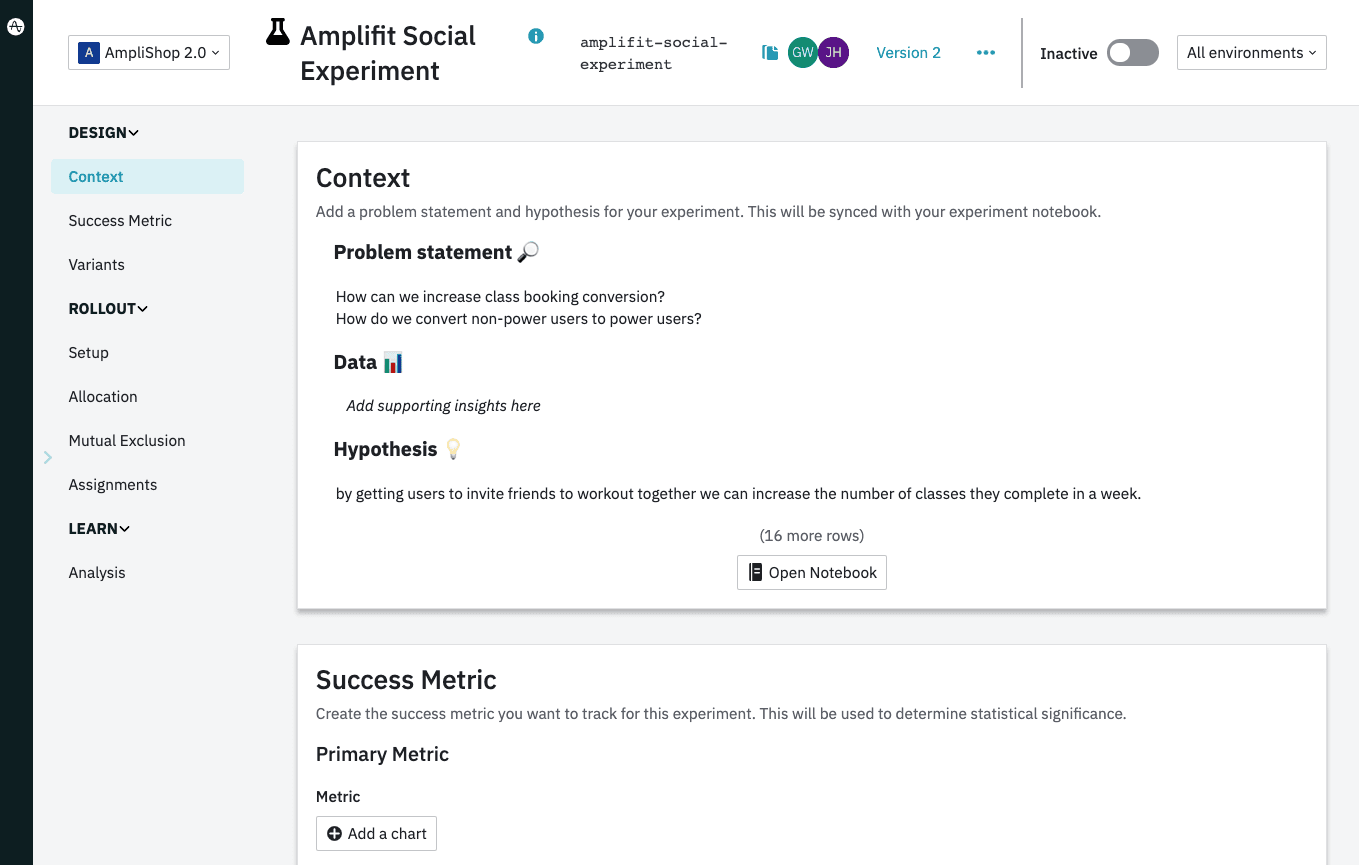 Experiment Design in Amplitude Experiment
