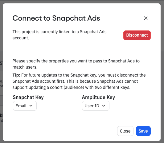 Snapchat Ads Cohort Sync Integration released in EU