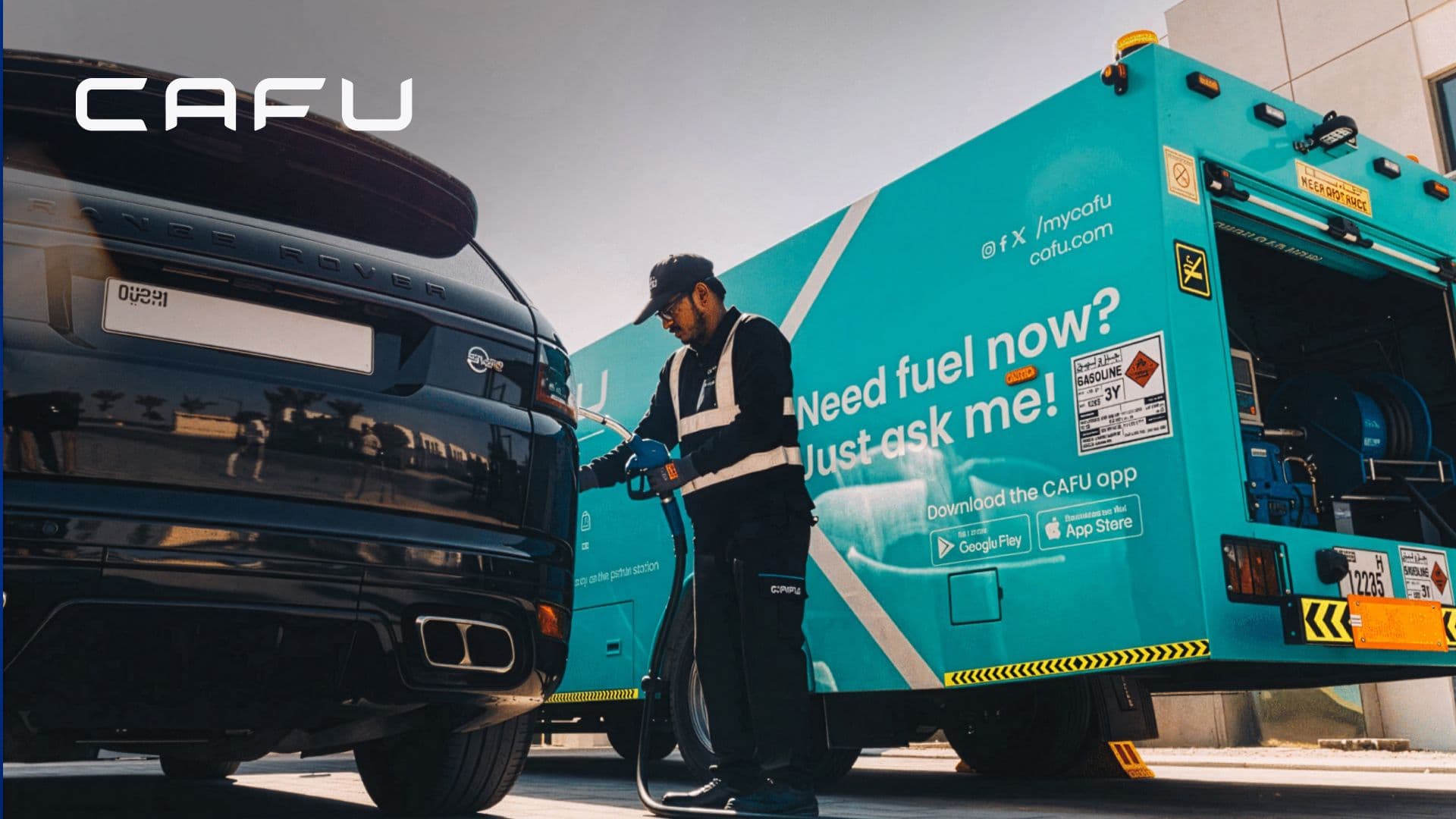 Man Putting Gas In Car