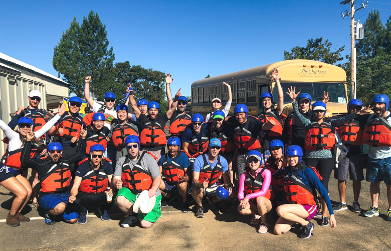 Product Team White Water Rafting