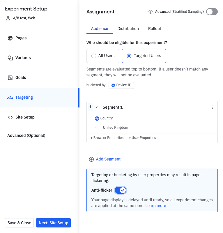 Web Experiment Remote Evaluation