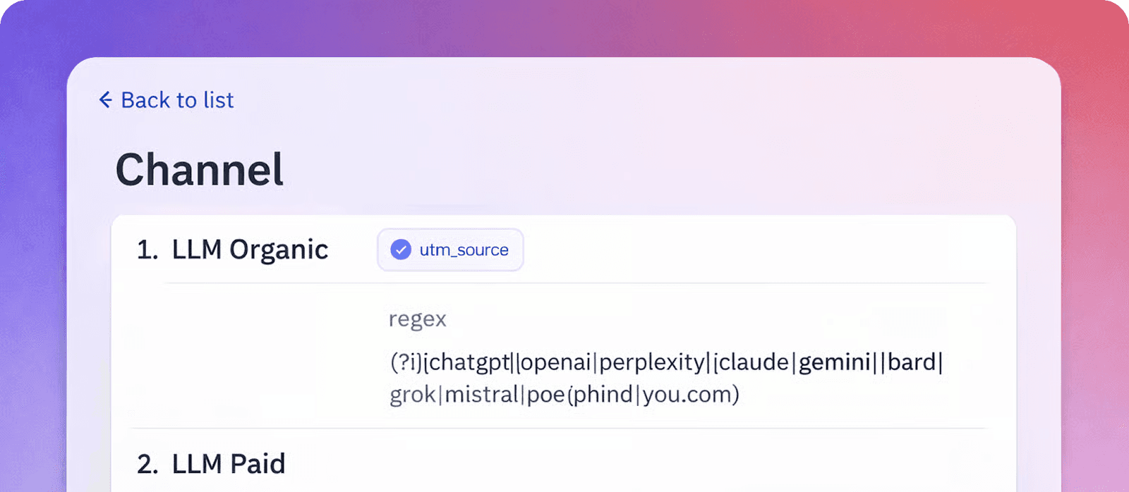 Advanced Channel Classifier Template