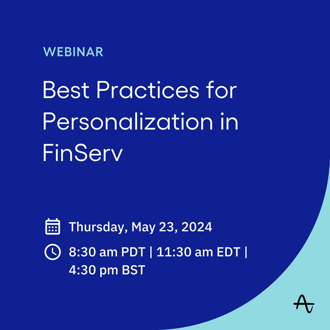 Best Practices for Personalization in Finserv