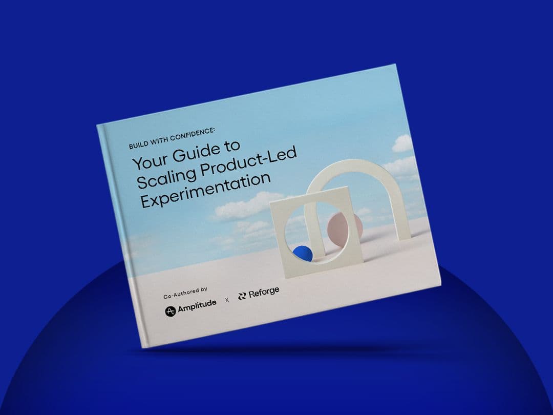 Product-led experimentation guide cover showing scaling strategies
