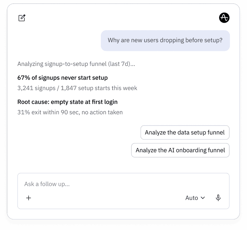 Agent chat window
