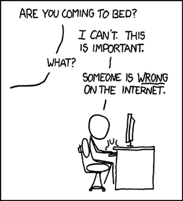 someone is wrong on the internet xkcd comic