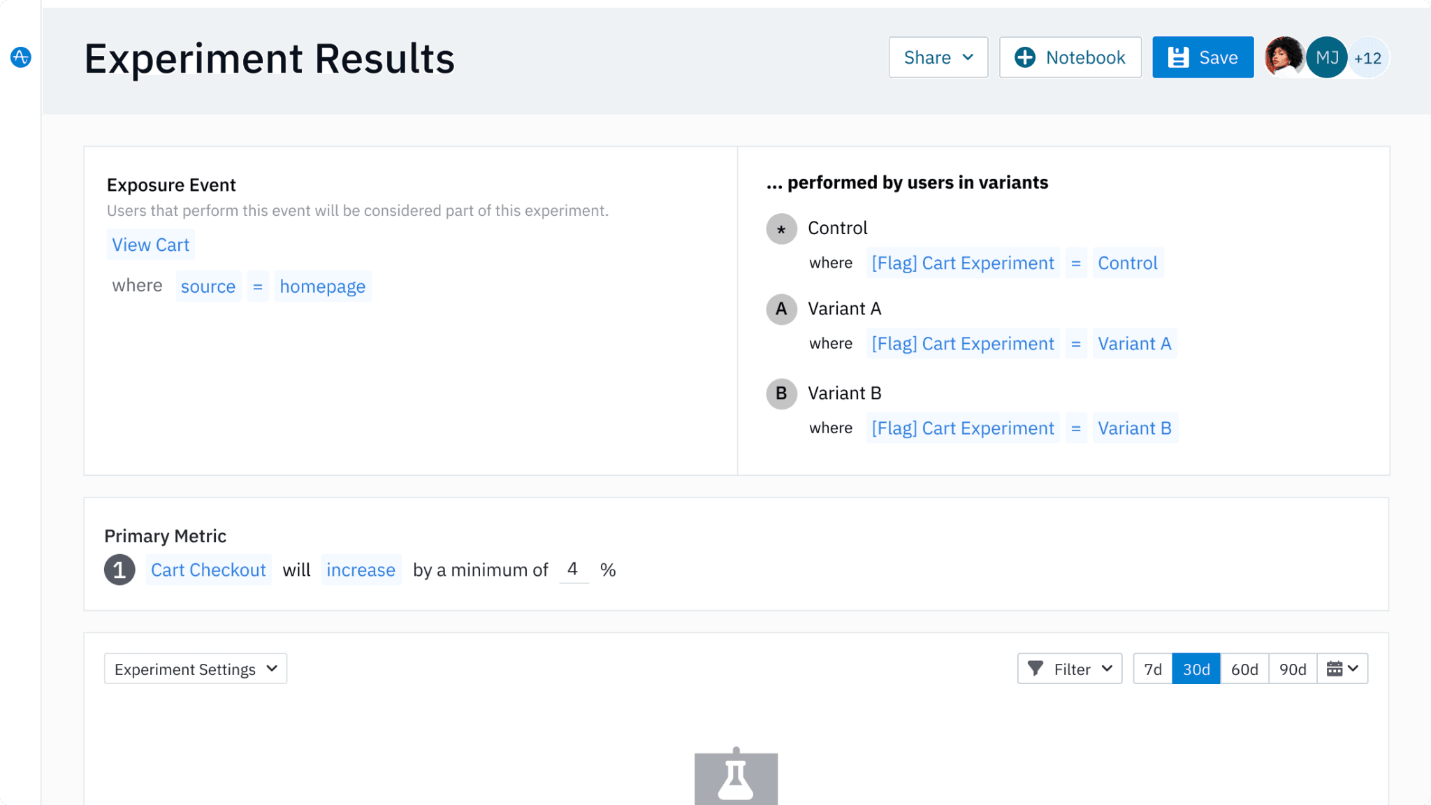 A screenshot of setting up a