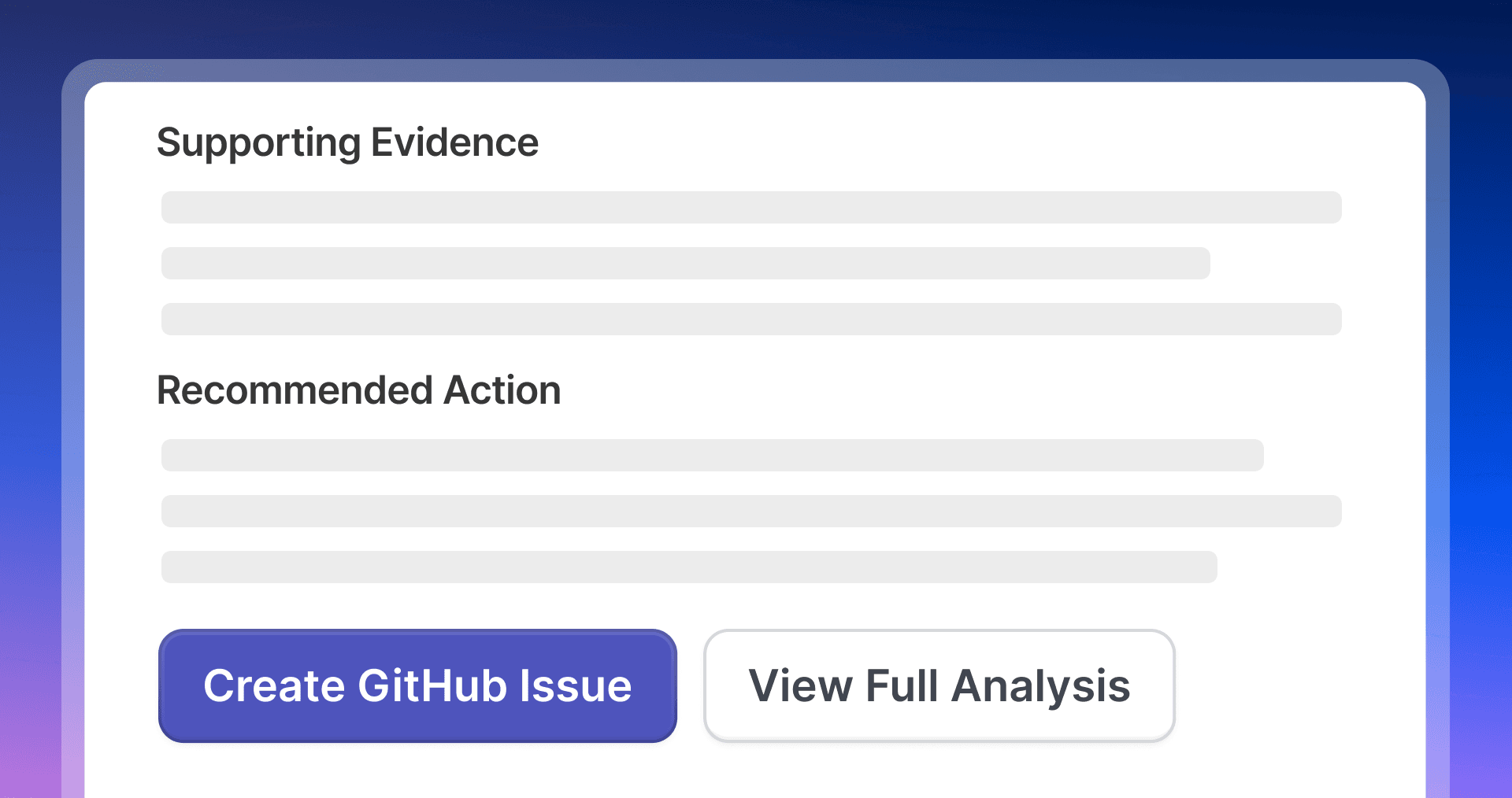 Create GitHub Issue