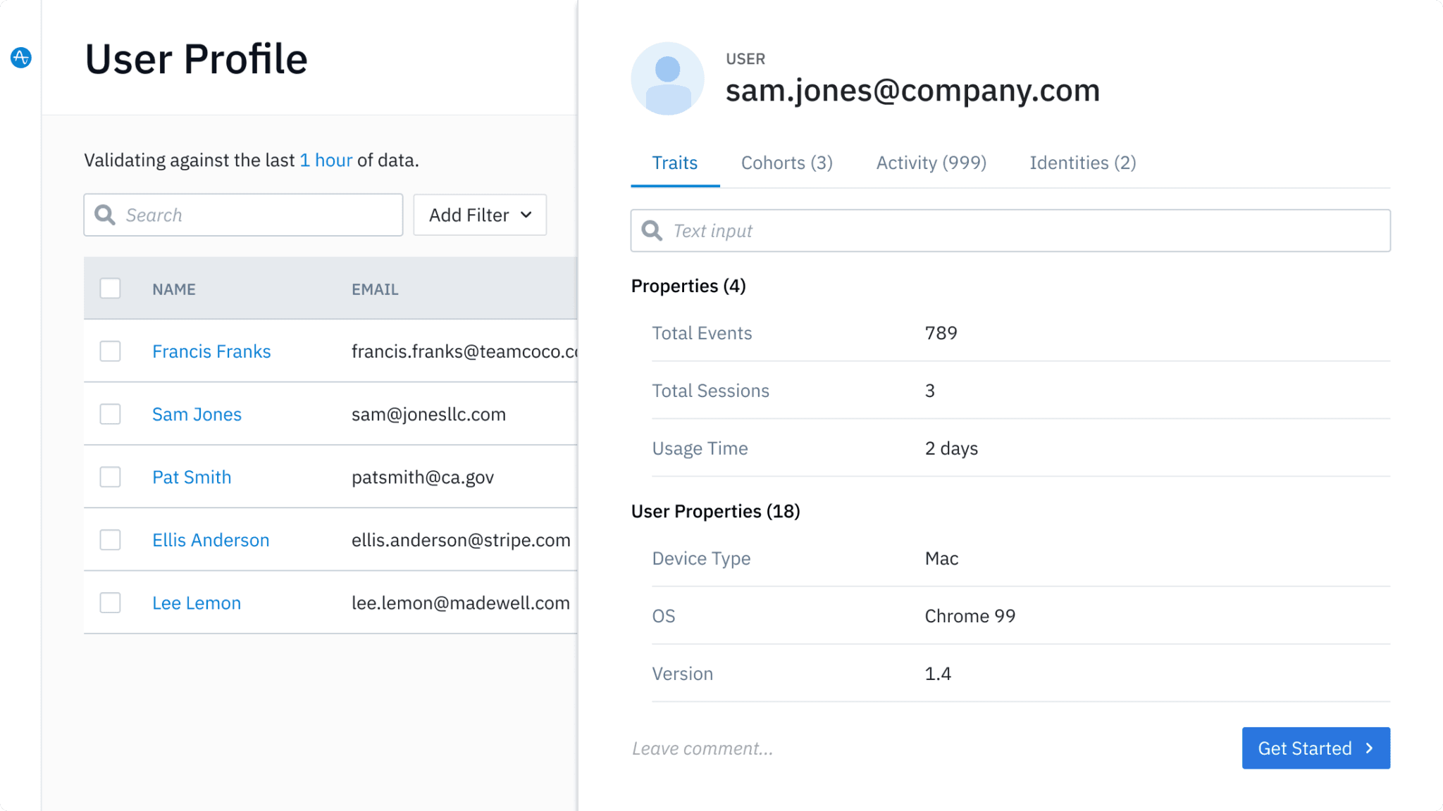 Amplitude Unified Customer Profiles