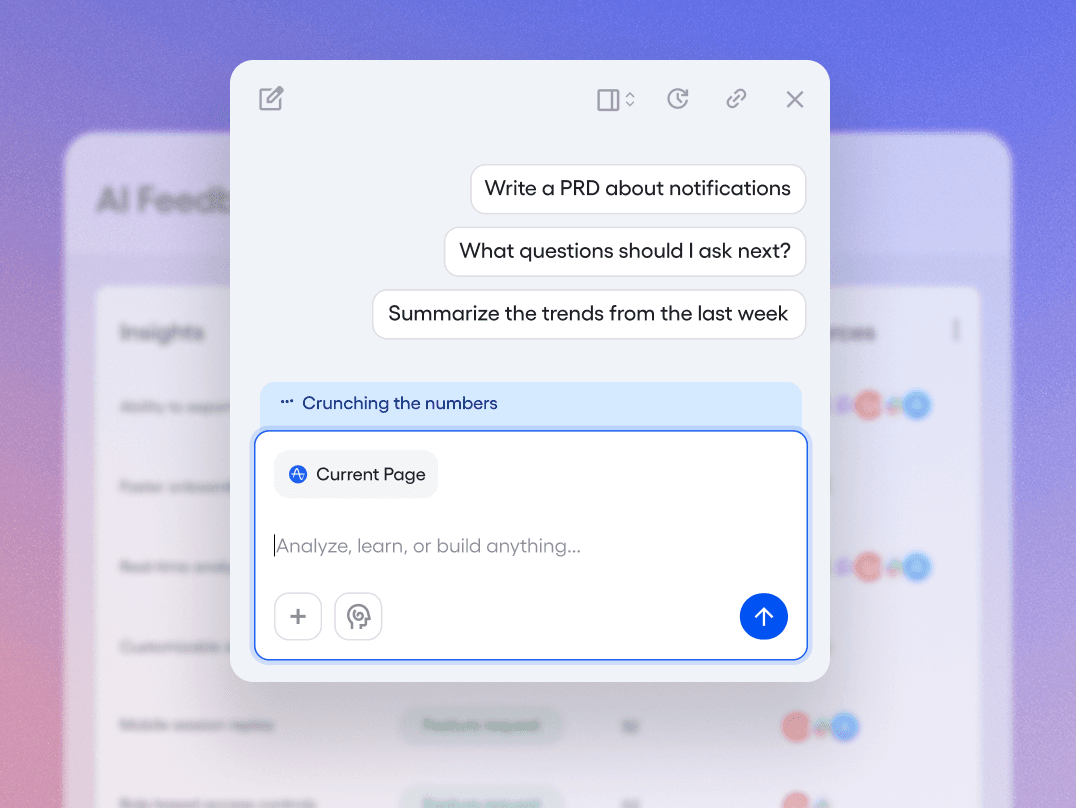 AI Feedback chat