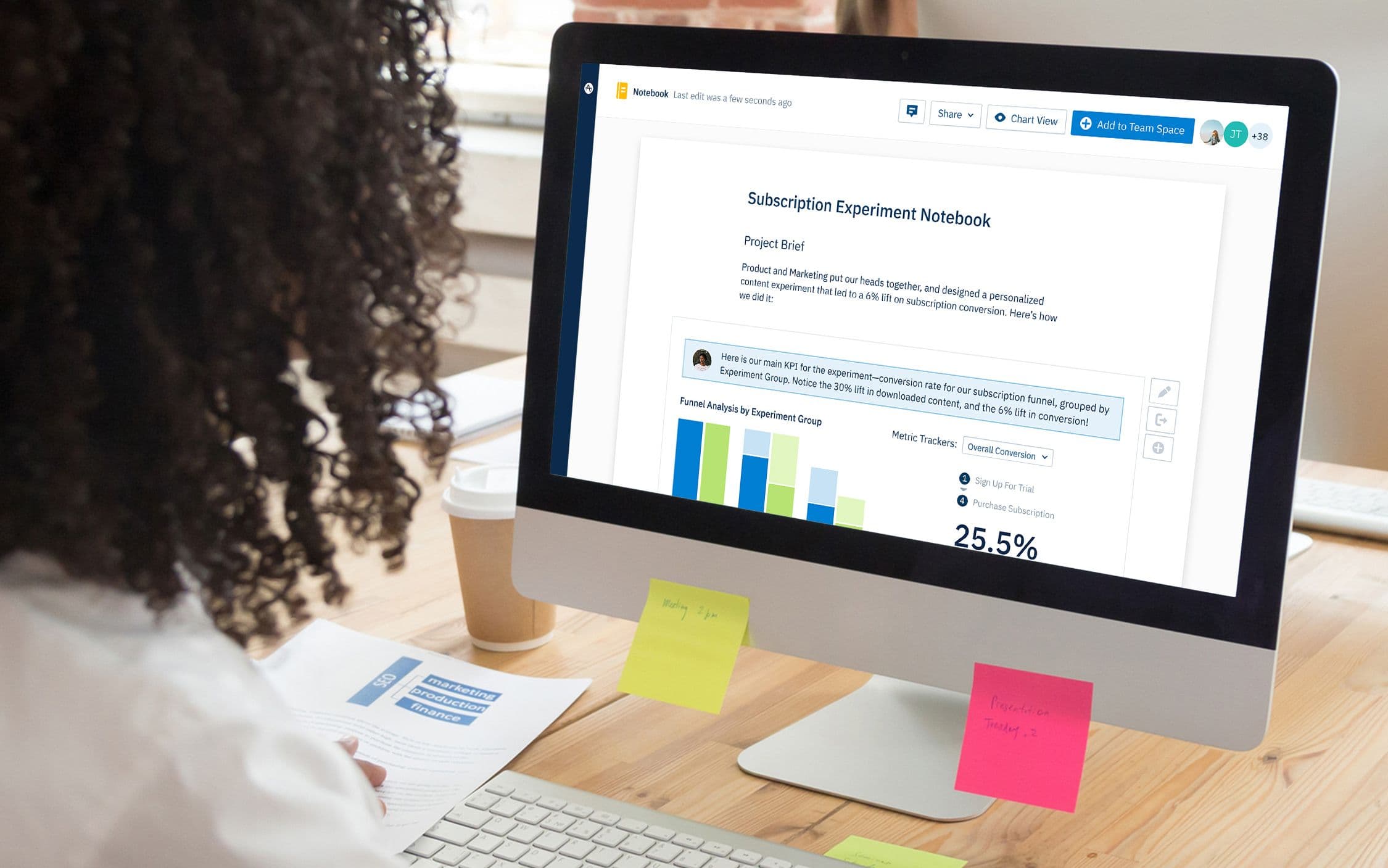 This is an example of an Amplitude Notebook.