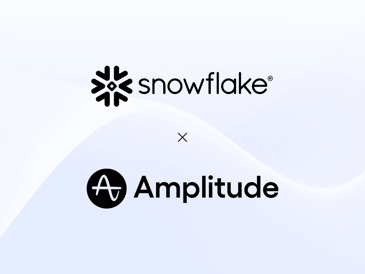 A integração do Snowflake e do Amplitude mostra a análise baseada em IA