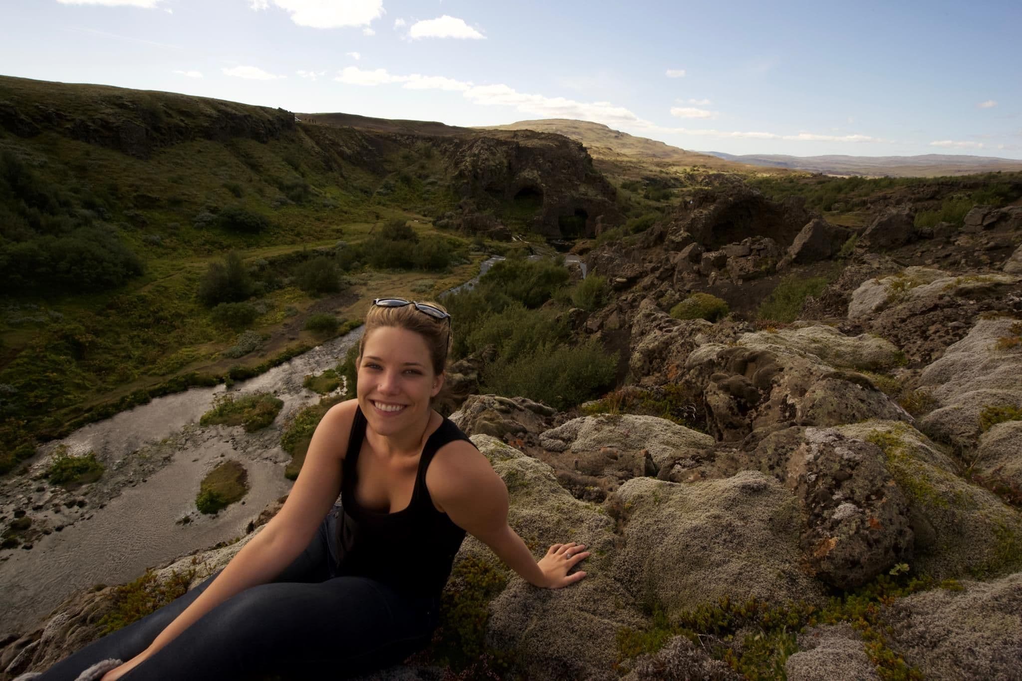 Rachael in Iceland