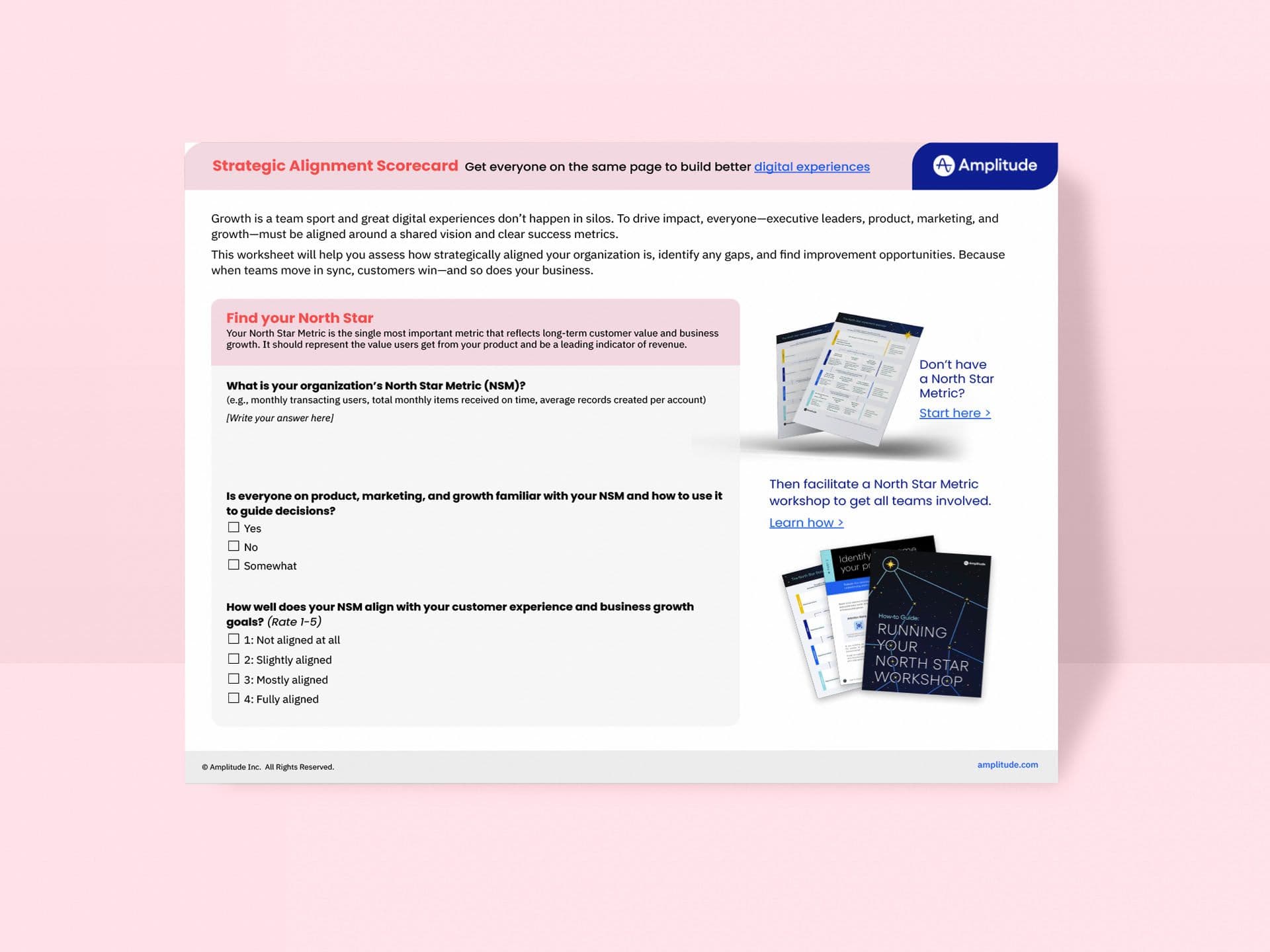 Strategic alignment worksheet