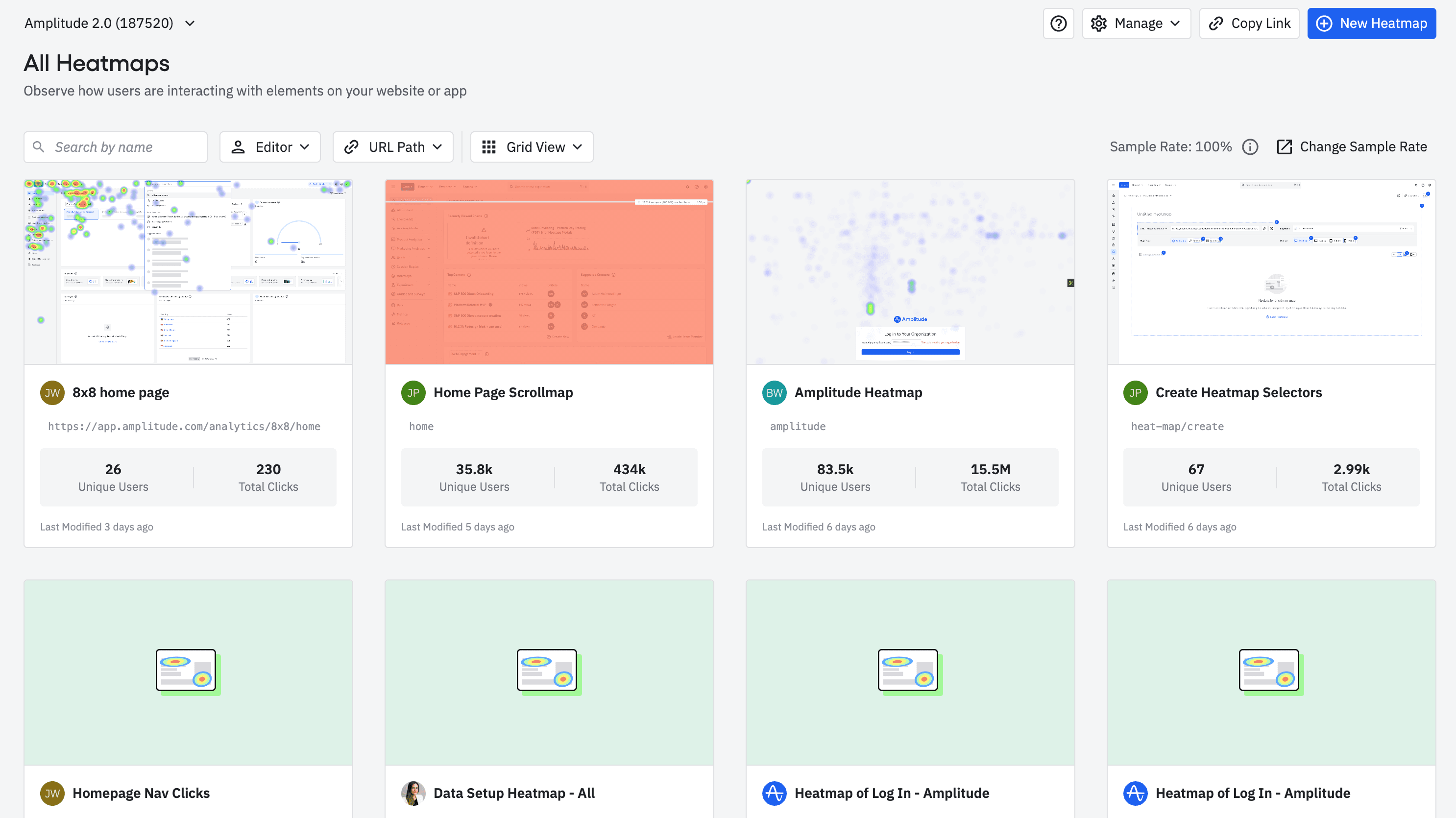 Heatmap Thumbnails