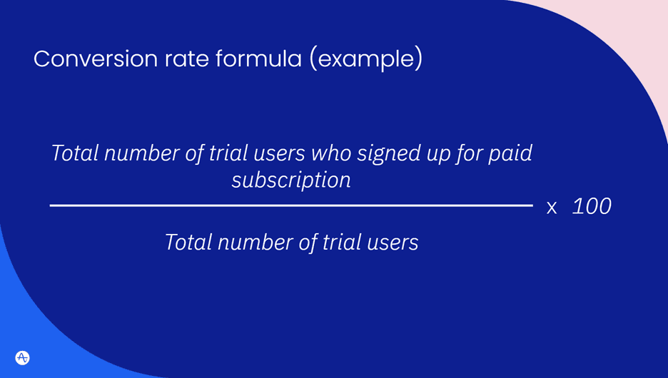conversion rate formula