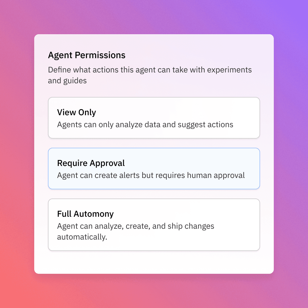 自主性を制御します