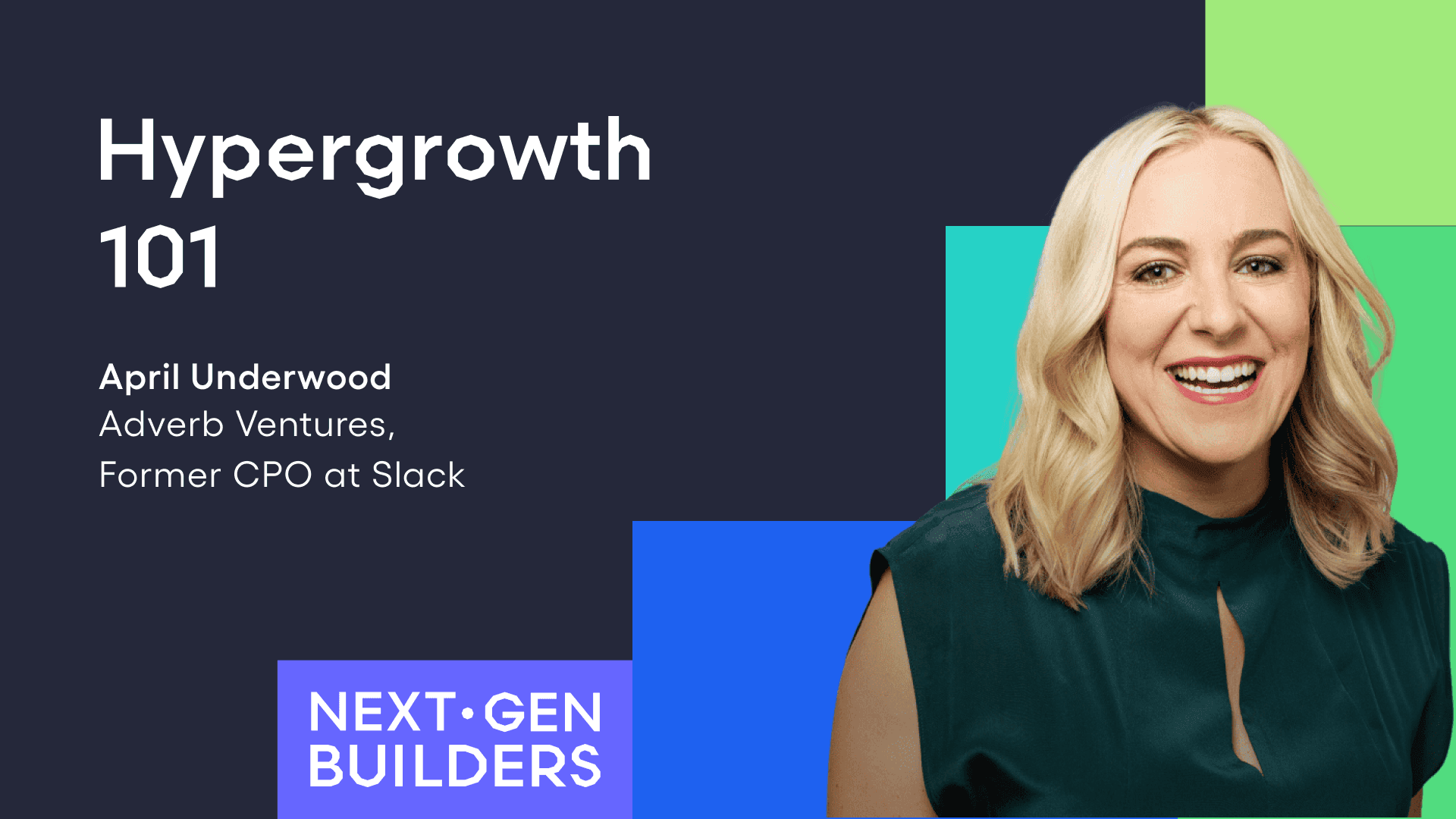 Next Gen Builders: April Underwood