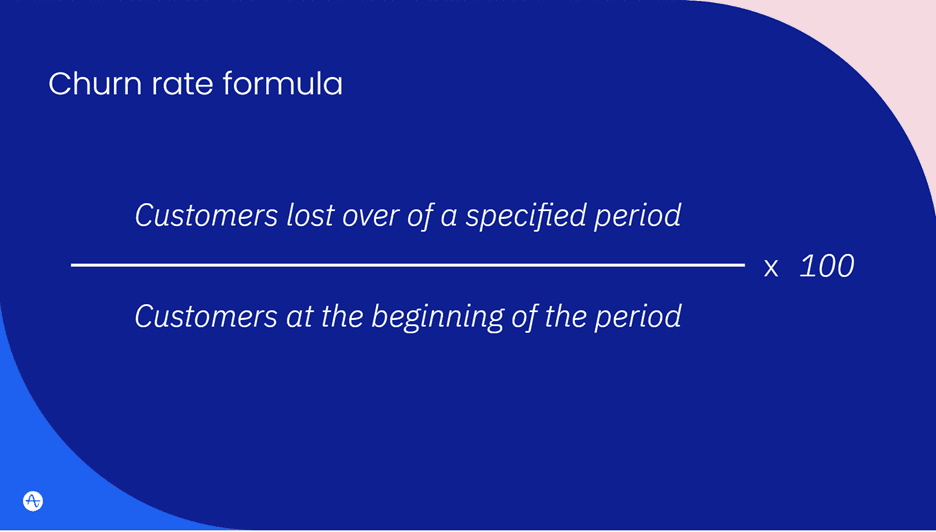 churn rate formula
